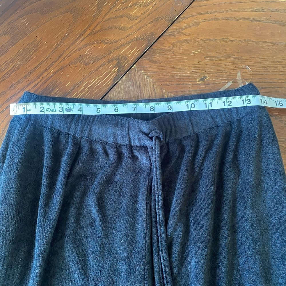 Doe & Rae Black Terry Drawstring Jogger Pants - Picture 7 of 8